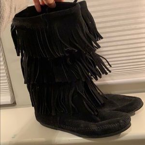 Fringe Boots